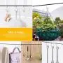 50Pcs S Hooks, HNYYZL Heavy-duty S Shaped Hook Connectors Corrosion Protection Metal Hangers Hanging Hooks, Fixed Securely and Not Slip Off, Suit for Indoor and Outdoor Hanging(1.3”/3.5cm, Silver) 50Pcs S Hooks, HNYYZL Heavy-duty S Shaped Hook Connectors Corrosion Protection Metal Hangers Hanging Hooks, Fixed Securely and Not Slip Off, Suit for Indoor and Outdoor Hanging(1.3”/3.5cm, Silver)