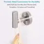 Bath Towel Hook Brushed, APLusee SUS304 Stainless Steel Bathroom Round Simple Coat Robe Holder, Modern Kitchen Toilet Home Storage Clothes Hanger Bath Towel Hook Brushed, APLusee SUS304 Stainless Steel Bathroom Round Simple Coat Robe Holder, Modern Kitchen Toilet Home Storage Clothes Hanger