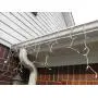 Christmas Hook - Christmas Light Hanger for Gutters with Mesh Leaf Guard Metal,compatible with All Mesh Leaf Guards in the Market Christmas Hook - Christmas Light Hanger for Gutters with Mesh Leaf Guard Metal,compatible with All Mesh Leaf Guards in the Market