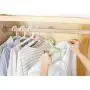 Outgeek Clothes Hanger, Detachable Multifunctional Hanger Plastic Space Saving Hanger for Travel