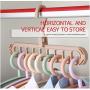 10PC Random Color Multi-Function 360 Rotating Magic Hanger Nine-Hole Rotating Baby Clothes Hanger Wardrobe Drying Racks Home Decoration