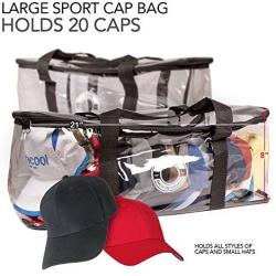 Hat Mate Premium Hat Pop up Storage Free Cap Storage Bag, Large Hat Storage Travel Bag Round Hat Boxes Container. Hat Case for Baseball Caps.Dirt & Dust Protection