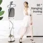 Furniture Clothes Steamer,1800W Upright Garment Steamer for Home,Professional Hanging Ironing Machine,Double Rod Design with 9 Steam Levels,Quickly Remove Wrinkles,2 L,65-80 min of Continuous,1800W
