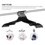 24 Pcs Travel Hangers - Portable Folding Clothes Hangers Travel Accessories Foldable Clothes Drying Rack for Travel (Black) 24 Pcs Travel Hangers - Portable Folding Clothes Hangers Travel Accessories Foldable Clothes Drying Rack for Travel (Black)