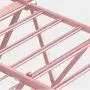 ZY clothes stand Folding stainless steel drying rack,Aluminum alloy drying rack, airfoil balcony Indoor Clothes bar, floor drying hanger