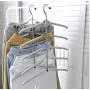 2pcs Multi-Layer Clothes Hanger Organizer Fixed Holder Storage Racks Buckle Hanger Wardrobe Clothes Drying Racks Cloth Drying Hanger