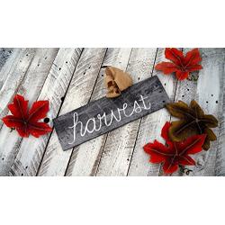 Harvest Rustic Door Hanger, Harvest Wood Door Signs By Skrappie Happie