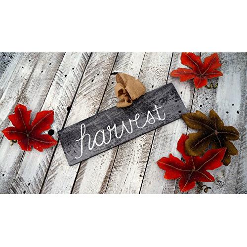 Harvest Rustic Door Hanger, Harvest Wood Door Signs By Skrappie Happie