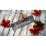 Harvest Rustic Door Hanger, Harvest Wood Door Signs By Skrappie Happie