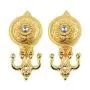 Hicello Gold Crystal Curtain Hold Back Tieback Wall Hook Cloths Hat Towel Hanger Tassel Decor Pothook Holder with Screws Hicello Gold Crystal Curtain Hold Back Tieback Wall Hook Cloths Hat Towel Hanger Tassel Decor Pothook Holder with Screws