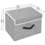 EZ GENERATION Storage Bins Set,Storage Baskets Pack of 2 Foldable Storage Boxes Cubes with Lids, Fabric Storage Bin Organizer Collapsible Boxes Containers for Nursery,Closet,Bedroom,Home(Light Gray) EZ GENERATION Storage Bins Set,Storage Baskets Pack of 2 Foldable Storage Boxes Cubes with Lids, Fabric Storage Bin Organizer Collapsible Boxes Containers for Nursery,Closet,Bedroom,Home(Light Gray)