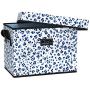 SCOUT Rump Roost Medium Storage Bin, Collapsible and Stackable Storage Bin Organizer with Lid (Multiple Patterns Available)