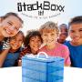 Stack Boxx Stackable Organizer and Storage Container (Blue) +Free Case | Be Clutter-Free, Be Happy! 5 Layers w/Handle -Perfect Solution for Kids Toys, Art Crafts, Jewelry, School & Office Supplies