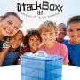 Stack Boxx Stackable Organizer and Storage Container (Blue) +Free Case | Be Clutter-Free, Be Happy! 5 Layers w/Handle -Perfect Solution for Kids Toys, Art Crafts, Jewelry, School & Office Supplies