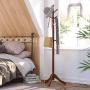 VASAGLE Coat Rack Free Standing, Wooden Hall Tree Coat Hat Tree Coat Hanger Holder Enterway with 10 Hooks for Coat, Hat, Clothes, Scarves, Handbags, Umbrella, Dark Walnut URCR03WN