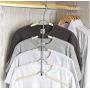 5pcs Random Color Clothes Hanger Clothing Organizer Multi Layers Cloth Hanger Hook Hangers Clothes Holder Rack