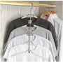 5pcs Random Color Clothes Hanger Clothing Organizer Multi Layers Cloth Hanger Hook Hangers Clothes Holder Rack