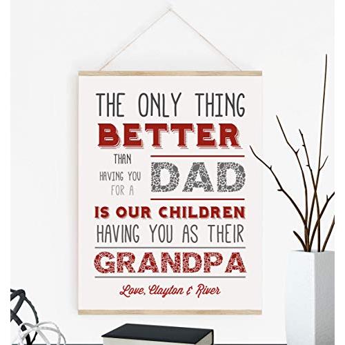 The Only Thing Better than Having You For a Dad Print with Poster Hanger
