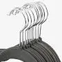 Yaheetech Velvet Hangers Heavy Duty - Non Slip -Space Saving Clothes Hangers, Pack of 100,Gray