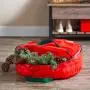 ZOBER Christmas Wreath Storage Bag 30" - Water Resistant Fabric Storage Dual Zippered Bag for Holiday Artificial Christmas Wreaths, 2 Stitch-Reinforced Canvas Handles, Card Slot for Labeling ZOBER Christmas Wreath Storage Bag 30" - Water Resistant Fabric Storage Dual Zippered Bag for Holiday Artificial Christmas Wreaths, 2 Stitch-Reinforced Canvas Handles, Card Slot for Labeling