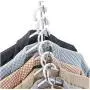 10pcs Magic Clothes Hanger Hanging Chain Metal Cloth Closet Hanger Shirts Tidy Save Space Organizer Hangers for Clothes Decoration