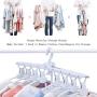 JJseason Hangers Clothes Hangers Multifunctional Suit Hangers Nonslip Shirt Hangers Swivel 360 Hooks Clothing Hangers Heavy Duty Coat Hangers Space Saving Dress Hangers Pants Hangers