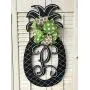 Pineapple Monogram Door Hanger Summer Pineapple Decor Monogram Pineapple Welcome Decor Pineapple Door Hanger Monogram Wedding Gift Double Door Hangers Mothers Day Gift Birthday Welcome Wreath
