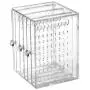 Orgrimmar Acrylic Jewelry Storage Boxes Earring Display Stand Organizer Holder with 3 Vertical Drawer (Transparent) Orgrimmar Acrylic Jewelry Storage Boxes Earring Display Stand Organizer Holder with 3 Vertical Drawer (Transparent)