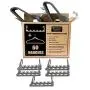 Wonder Hanger Max Velvet Hanger Combo, 10 Hanging Closet Organizers w/ 50 Velvet Hangers - Grey