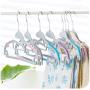 wet and dry slip plastic hanger 5pcs a lot Seamless installed home-magic pants rack clothes hangers (Dark Gray)