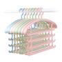 Ybriefbag Clothes Pants Hangers-Multi Layers Pant Slack Hangers Swing Arm Pants Hangers Closet Storage for Pants Jeans Scarf Hanging (Color : Green)