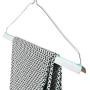 HANGERWORLD 100 Trouser Support Guards 17inch Metal Coat Clothes Garment Hangers Non-Slip Strip Travel Storage