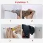 Flameer Set of 3 Animal Shaped Single Coat Hook Clothes Rack Decorative Wall Hanger Flameer Set of 3 Animal Shaped Single Coat Hook Clothes Rack Decorative Wall Hanger