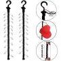 2 pack, Multi-Purpose Magic Hangers Space Saving Clothes Hangers Organizer Smart Closet Space Saver with 40 Sturdy stainless steel Clips for Your Toys, Hats, Cap, Scarves, Gloves, Towel, Jewelry, etc. 2 pack, Multi-Purpose Magic Hangers Space Saving Clothes Hangers Organizer Smart Closet Space Saver with 40 Sturdy stainless steel Clips for Your Toys, Hats, Cap, Scarves, Gloves, Towel, Jewelry, etc.