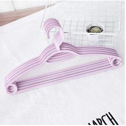 10PCs Random Color Plastic Hangers Clothes Rack Anti-Skid Drying Rack Adult Kids Outdoor Hanger Clothing Wardrobe Storage Organizer