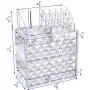 Ikee Design Acrylic Diamond Pattern Jewelry & Cosmetic Storage Display Boxes 3 Pieces Set Ikee Design Acrylic Diamond Pattern Jewelry & Cosmetic Storage Display Boxes 3 Pieces Set