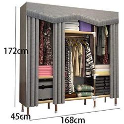 Hai Yan Boutique Cloth Wardrobe Cloth Wardrobe Assembly Wardrobe Rental Room Space Storage Clothes Hanger Coat Rack