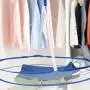 BBTshop Foldable Hanging Dryer Rack, 1/2 Tier Folding Drying Rack, Collapsible Mesh Hydroponic Drying Rack Net, Lay Flat to Dry Mesh Clothes Hanger for Sweater, Delicates and Swimsuit (A)