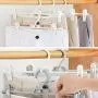 3pcs Clothes Trousers Pants Skirt Dress Hangers Clip Hook Rack Non-Slip Adjustable 3pcs Clothes Trousers Pants Skirt Dress Hangers Clip Hook Rack Non-Slip Adjustable