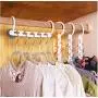 10Pcs Magic Hanger for Clothes Hangers Space Saver Wardrobes Clothes Organizer Storage Multifunction Closet Clothing Hook
