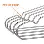 Fayleeko Wire Hangers 40 Pack Coat Hangers Strong Heavy Duty Stainless Steel Metal Hangers 16.5 Inch Ultra Thin Space Saving Clothes Hangers