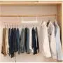 2pcs Random Color Clothes Pants Hangers Multi-Function Storage Rack Closet Space Saving Foldable Scarf Storage Rack Hangers for Clothes