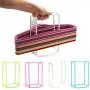 Sdoveb Standing Clothes Hanger Stacker Holder - Hanger Organizer Storage Rack for Laundry Room Closet Organizer Hold Up to 30 Hangers (White)