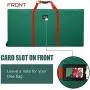 IC ICLOVER Christmas Tree Storage Bag, Extra Large Waterproof Rolling Duffel Box, Fits 6-9 Feet Artificial Disassembled Tree, Dustproof Holiday Decorations Storage Case with Wheels and Handles, Green