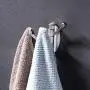 KES Solid Metal Swivel Hook Heavy Duty Folding Swing Arm Triple Coat Hook with Multi Three Foldable Arms Towel/Clothes Hanger for Bathroom Kitchen Garage Wall Mount Brushed Nickel, A5060-2 KES Solid Metal Swivel Hook Heavy Duty Folding Swing Arm Triple Coat Hook with Multi Three Foldable Arms Towel/Clothes Hanger for Bathroom Kitchen Garage Wall Mount Brushed Nickel, A5060-2