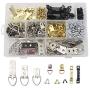 JORCC Picture Hanging Kit 415 Pcs Picture Hangers Assortment Kit with Screws for Picture Painting Hanging JORCC Picture Hanging Kit 415 Pcs Picture Hangers Assortment Kit with Screws for Picture Painting Hanging