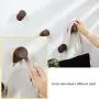 Anjuer Natural Wooden Wall Coat Hooks Hat Hanger Towel Rack Home Vintage Single Organizer Hangers, Handmade Craft Black Walnut 3 pcs
