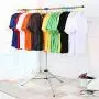 REDHOT Stainless Steel Portable Tripod Hanger Stand Clothes Drying Rack Collapsible Garment Racks Foldable Standing Laundry Racks for Drying Clothes-C 94x15cm(37x6inch)