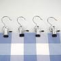 Auntwhale 20 Pcs Portable Laundry Hook Hanging Clothes Pins Stainless steel Travel Home clothing Boot Hanger Hold Clips