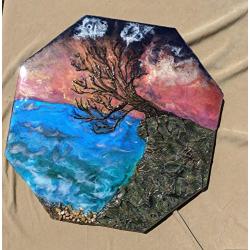 Cliff Hanger Resin Art Wall Hanging